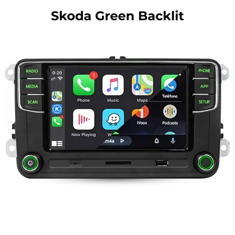 rcd360 pro ii for skoda green backlight