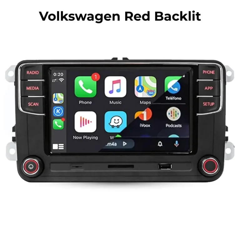 rcd360 pro ii for vw red backlight