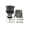 volkswagen vag connector part no. 191 972 712 and 191 972 702 male female 2 way connectors