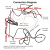 footwell installation connection schematic cabin ambience light part no. 5TD 947 409, 2GD 947 409, 2GD947409
