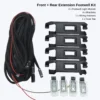 front and rear footwell lamp kit for volkswagen virtus taigun skoda kushaq kylaq