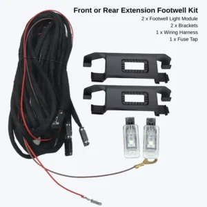 front or rear footwell lamp kit for volkswagen virtus taigun skoda kushaq kylaq