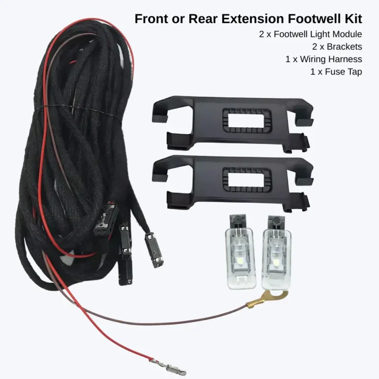 front or rear footwell lamp kit for volkswagen virtus taigun skoda kushaq kylaq