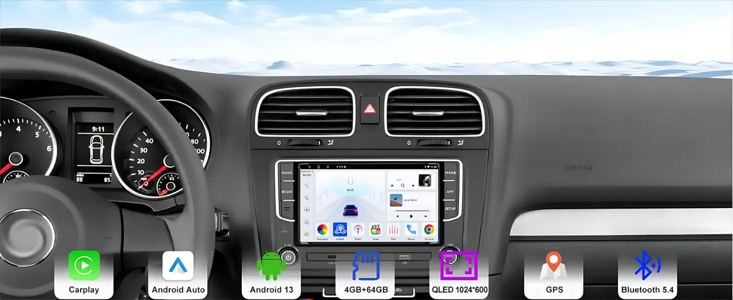 7inch Android Car Stereo for Volkswagen/Skoda