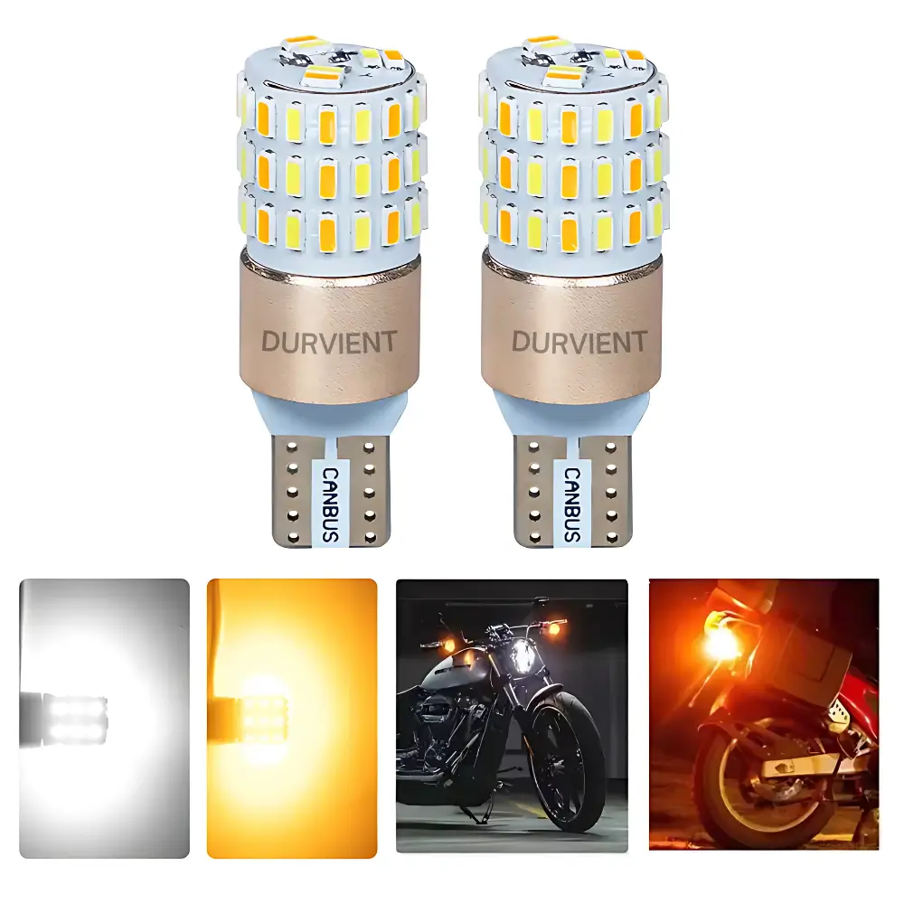 dual color T10 T15 for motorcycle scooter indicator and daytime running light drl