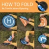 how to fold the landing pad