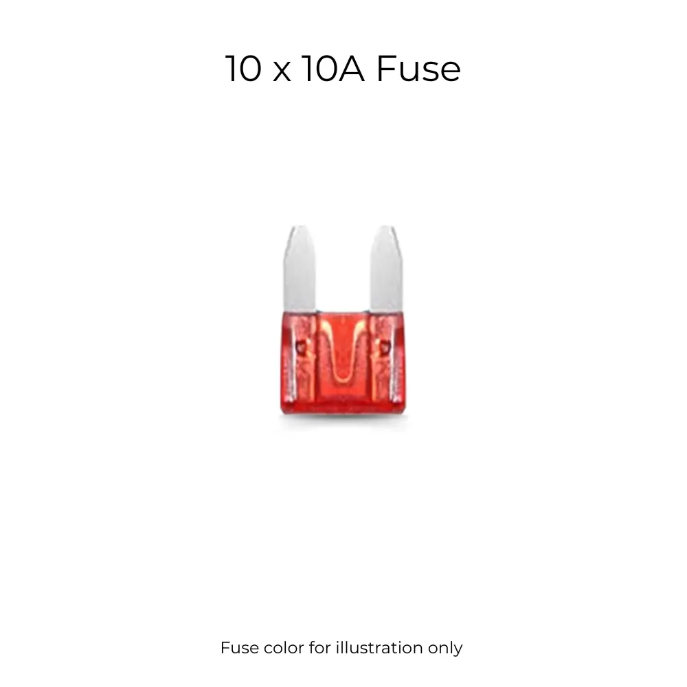 10A Mini Fuse (Pack of 10)
