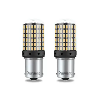 Bright 144 LED PY21W BAU15S 1156 150° Cross Pin LED For Turn Signal Bulb Canbus Error Free Cars, Bikes & Trucks