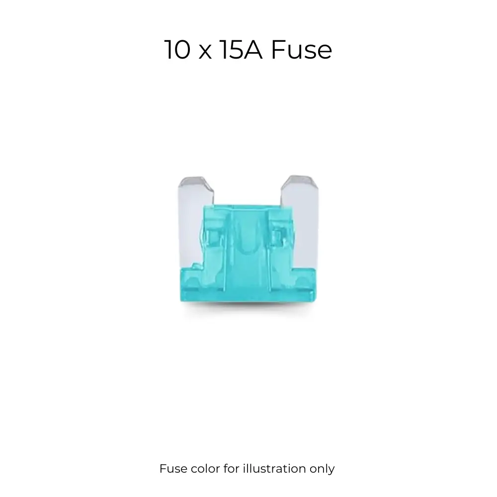 15A Micro Fuse (Pack of 10)