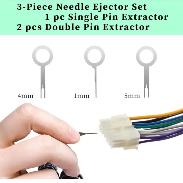 18-Pieces Automotive Connector Terminal Removal Tool Kit Pin Extractor Set for Wire Connectors - Image 5