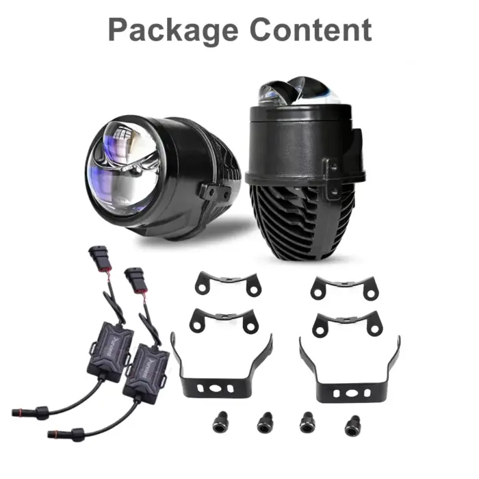 Powerful 2 Inch Projector Fog Lights Bi-LED Projector with Laser Focus Beam  2 Inch Fog Light For Cars & Motorcycles - Image 7