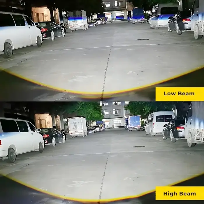 2.5 Inch Bi-LED Headlight Projector Lens - 6000K White Light, RHD Cut-off, 92W (Pair) - Image 8