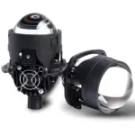2.5 Inch Bi-LED Headlight Projector Lens - 6000K White Light, RHD Cut-off, 92W (Pair)