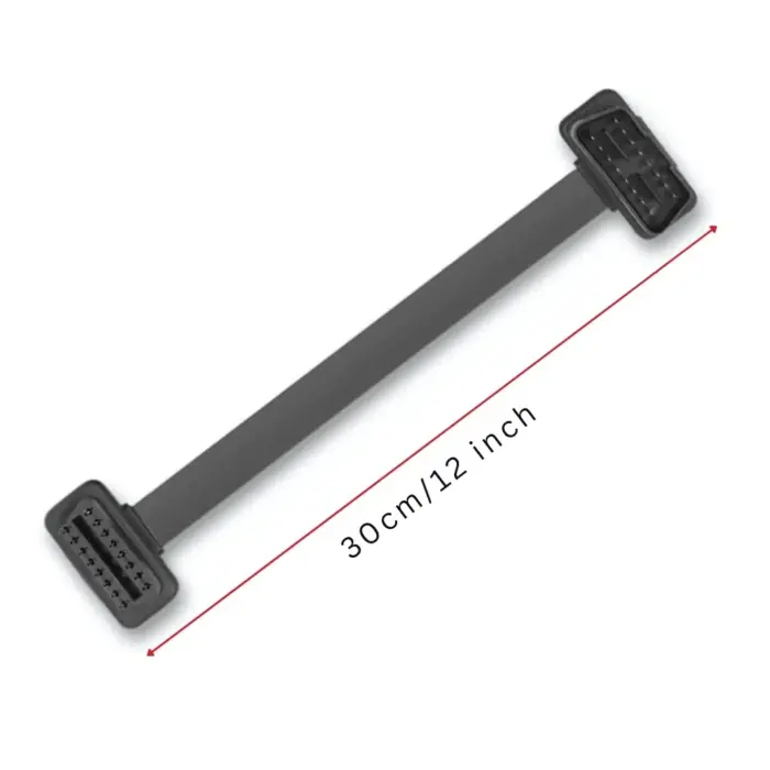 30 CM OBD II Extension Cable 16 Pin Male to Female - Flexible, Durable, and Perfect for Tight Spaces - Image 4