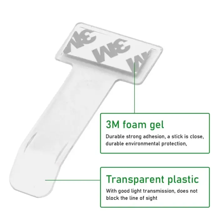 Transparent Car Windshield Parking Ticket Holder Acrylic Note and Card Organizer - Image 2