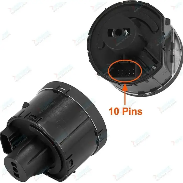 Automatic Headlight Switch for Volkswagen and Skoda - 5ND941431A with Light Sensor, 10 PIN, Plug-and-Play - Image 3