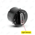 Automatic Headlight Switch for Volkswagen and Skoda - 5ND941431A with Light Sensor, 10 PIN, Plug-and-Play - Image 5