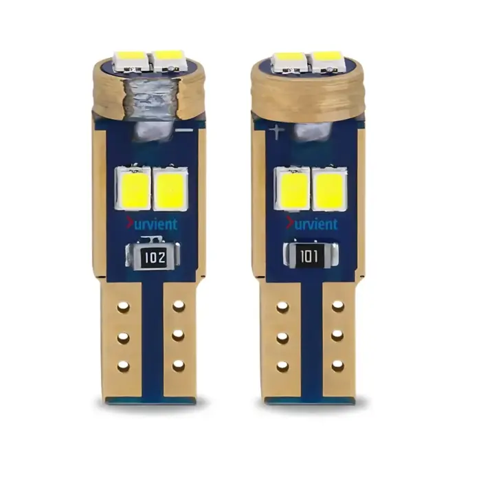 T5 LED Bulbs W3W 3030 Chips for Dashboard, Console Instrument Panel Backlight - Image 1