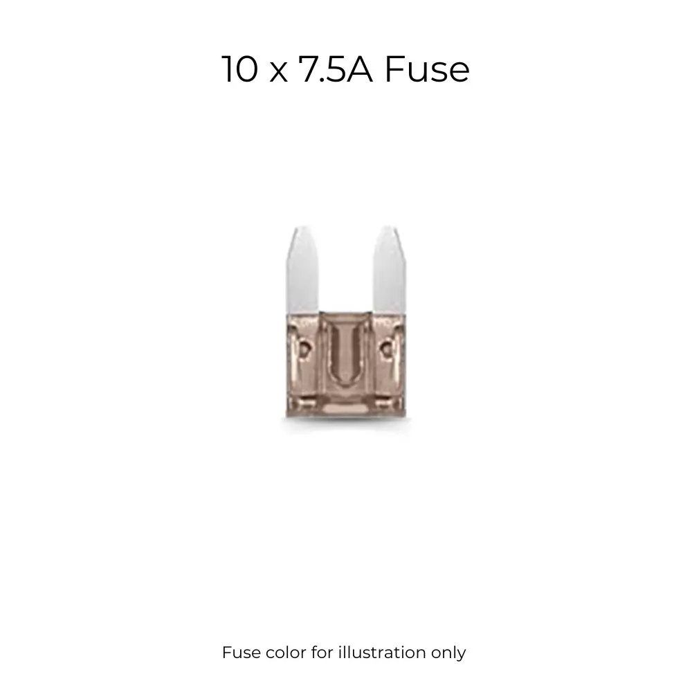 7.5A Mini Fuse (Pack of 10)