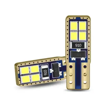 T5 LED Bulbs W3W 3030 Chips for Dashboard, Console Instrument Panel Backlight