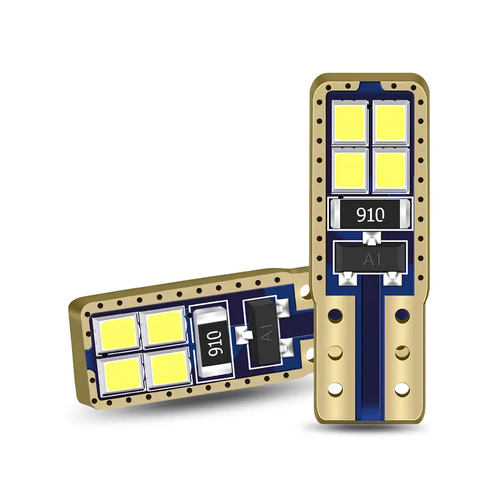 8 LED T5 W3W LED for car cabin light backlit 8 LED T5 W3W LED for car cabin light backlit