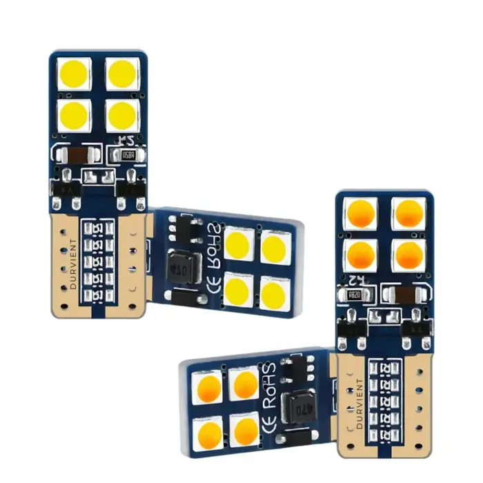 Bright Miniature Design W5W W10W T10 Flicker Error-Free Canbus LED Bulb for Indicators and Lighting - Image 1