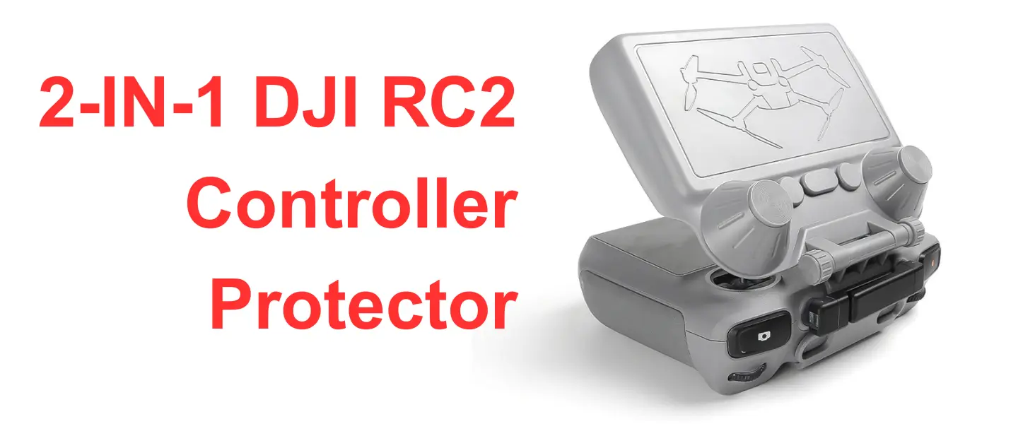 DJI RC2 Sunshade Protector 2-in-1 Joystick Guard & Anti-Glare Hood for Mini 4 Pro, Air 3, Mavic 4, Neo 1 dji rc2 sunshade hard protective cover