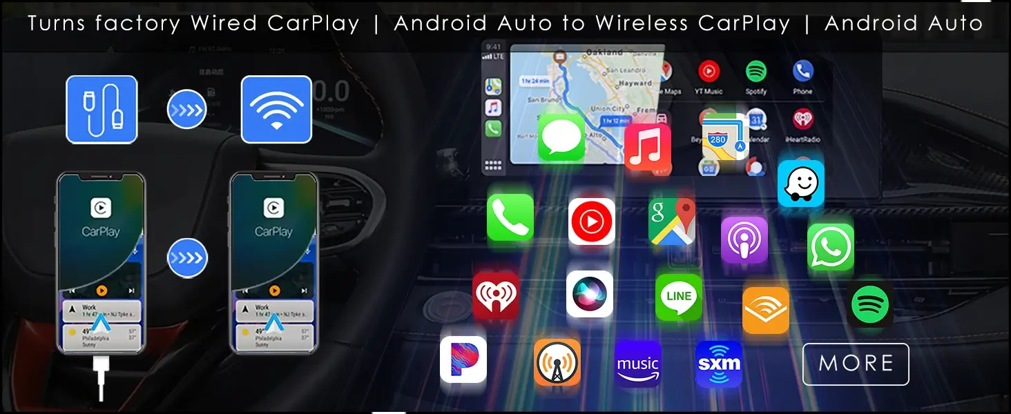 turn oem stereo from wired to wireless system in no time.