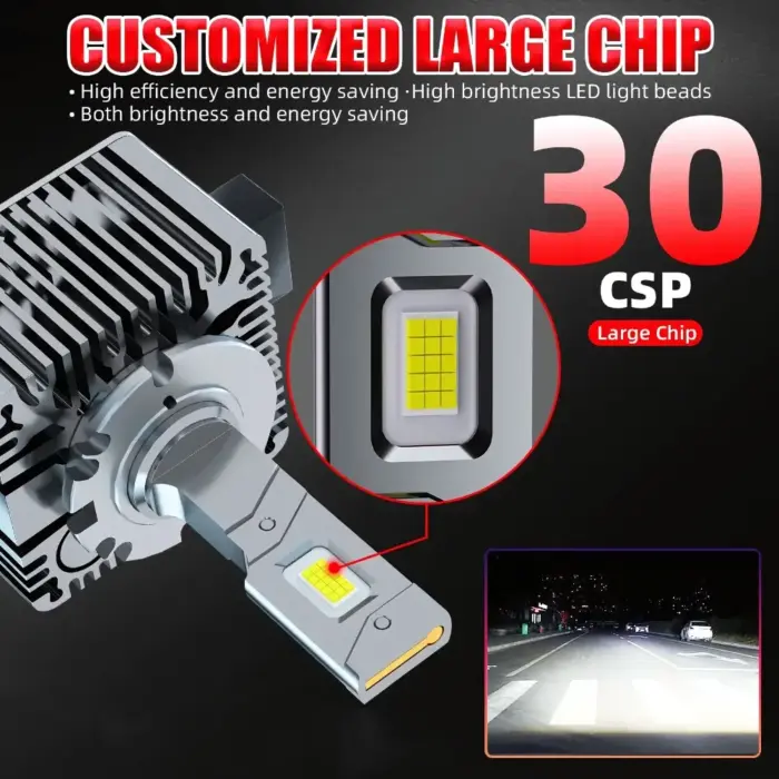 D Series LED Plug & Play HID to LED Conversion Kit - D1S D2S D3S D4S D5S D8S - 15000LM 6000K - Image 7