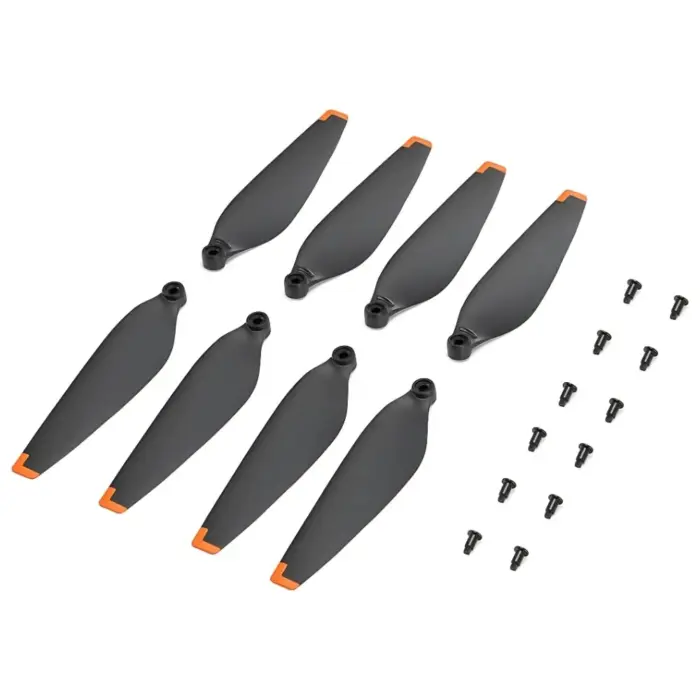 Polycarbonate Replacement DJI Mini 3 Propeller Blades - High-Performance Blades with Orange Tips - Image 1