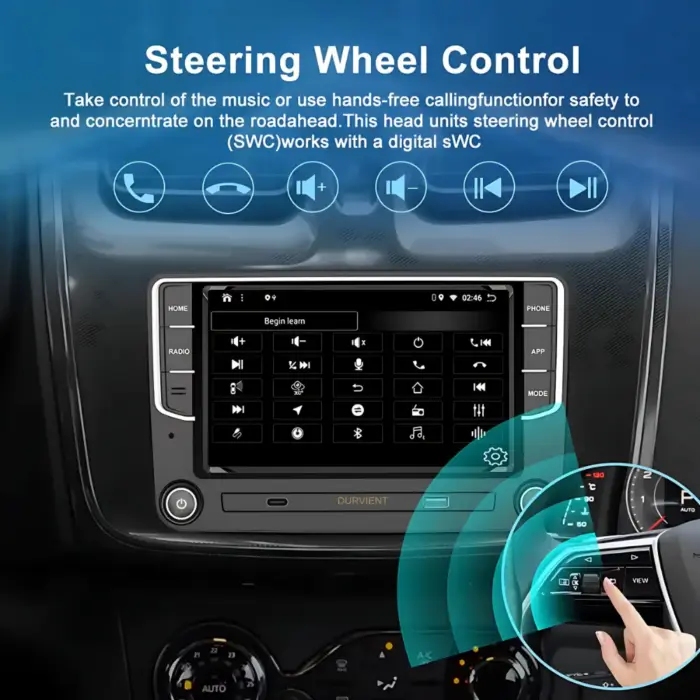 Easy steering wheel control mapping