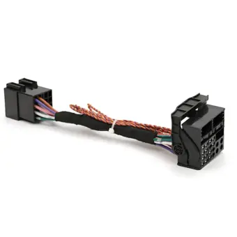 ISO to Quadlock Connector Conversion Cable Canbus Harness for Volkswagen & Skoda RCD 330/340/510
