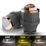 M617 Tri Color Fog Projector for cars and motorcycles bikes auxiliary light tri-color fog projector