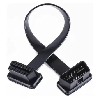 30 CM OBD II Extension Cable 16 Pin Male to Female - Flexible, Durable, and Perfect for Tight Spaces