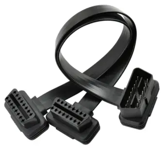 OBD Splitter Cable - Male to Dual Female Y-Type 30cm for Multi-Device Setup