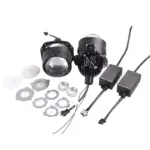 2.5 Inch Bi-LED Headlight Projector Lens - 6000K White Light, RHD Cut-off, 92W (Pair) - Image 7