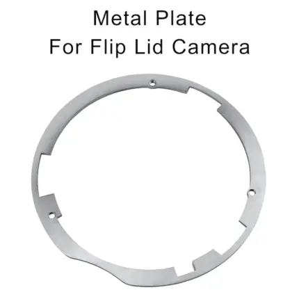 Polo flip lid camera metal plate plate without screws