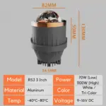 RS3 Fog Projector with Laser Spotlight Specifications