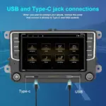 USB Type and Typc C jack up front for easy access