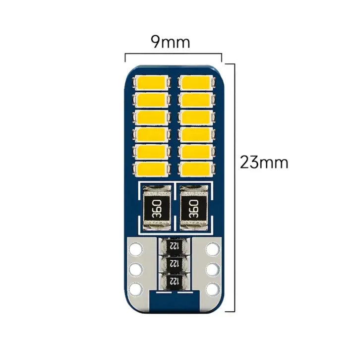 Premium Ultra Compact T10 Canbus LED Bulb - W5W WY5W Halogen Replacement for Automotive Lighting - Image 5