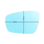 Anti-Glare Rear View Mirror ORVM Wide-Angle Heated Mirror Lens - For Volkswagen, Skoda, Honda, Toyota & More - Image 6