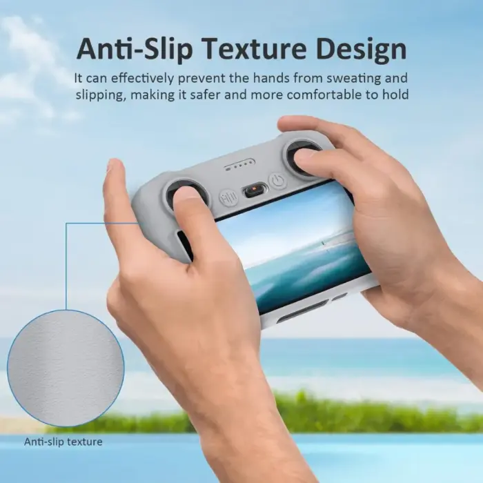 Washable Soft Silicone Cover for DJI RC1 Remote Controller - Compatible with DJI Air 2S, Mini 3, Mini 3 Pro - Image 2