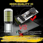 Super Bright BA15S 1156 LED Bulb for Car P21W Reverse Light Backup Lamp - Single (1x) LED (White) - Image 3