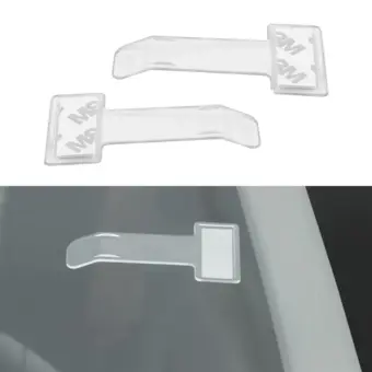 Transparent Car Windshield Parking Ticket Holder Acrylic Note and Card Organizer