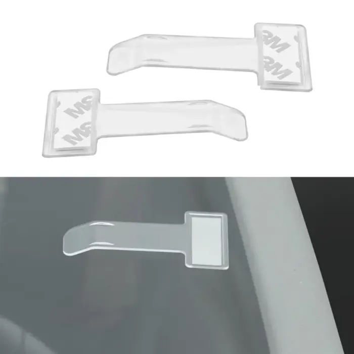 Transparent Car Windshield Parking Ticket Holder Acrylic Note and Card Organizer - Image 1