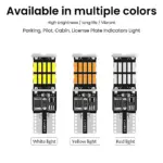 W5W W16W 26 SMD T10 T15 Canbus LED Bulbs - Heat Sink, Canbus Error Free, Intense Brightness - Image 3