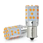 Bright 35 LED Cross Pin BAU15S PY21W LED Turn Signal Canbus Error-Free, No Hyperflash
