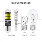 W5W W16W 26 SMD T10 T15 Canbus LED Bulbs - Heat Sink, Canbus Error Free, Intense Brightness - Image 4