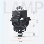 Powerful 3-Inch Headlight Projector Lens with Dual Laser Focus Beam for Cars Trucks - Image 8
