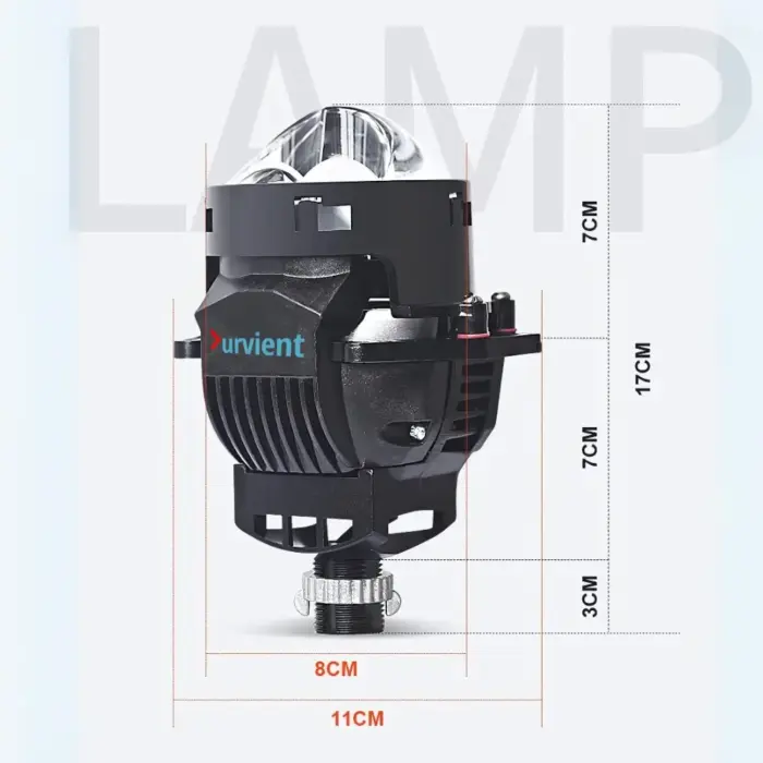 Powerful 3-Inch Headlight Projector Lens with Dual Laser Focus Beam for Cars Trucks - Image 8